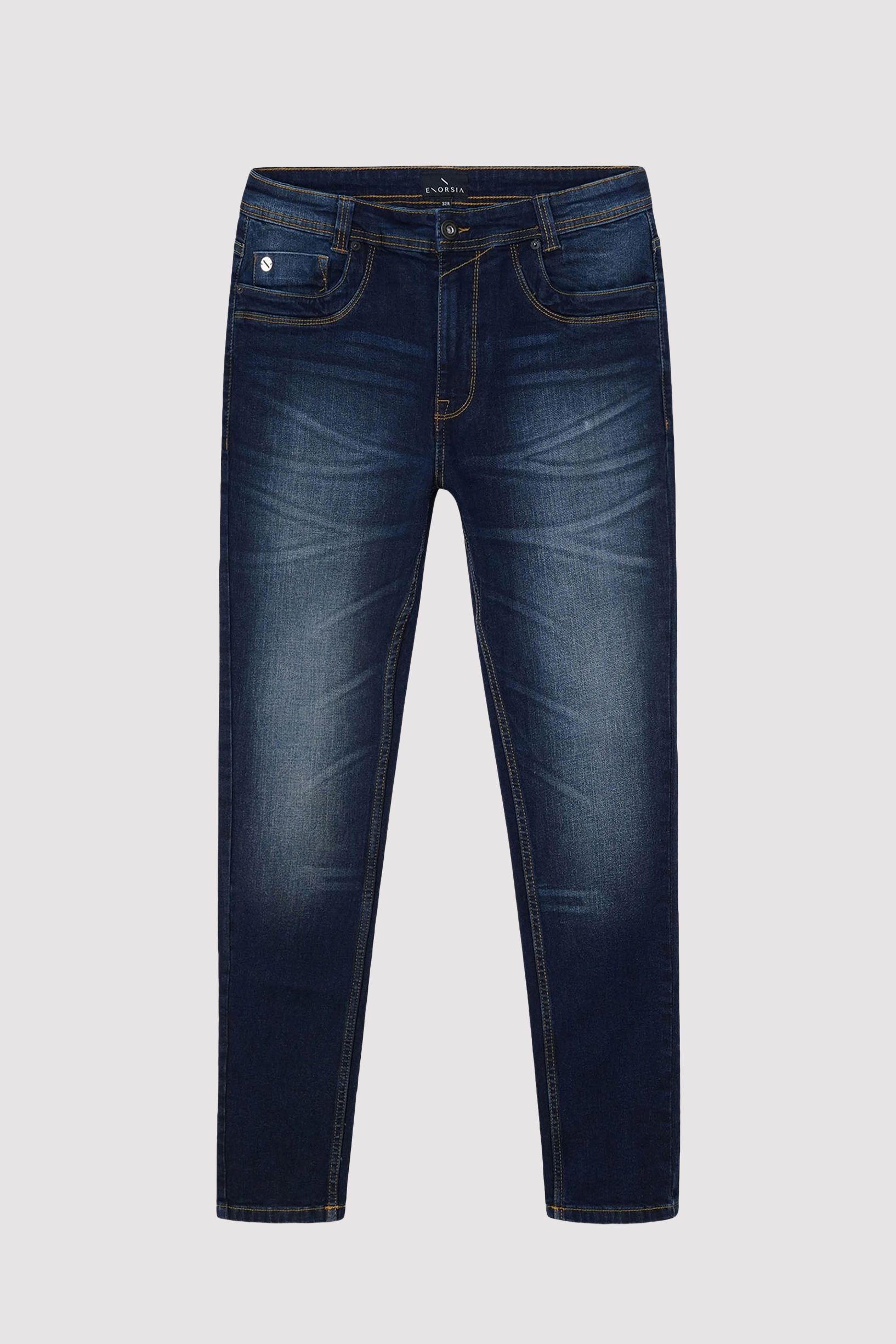 Men’s Skinny Fit Stretch Washed Jeans | Enorsia