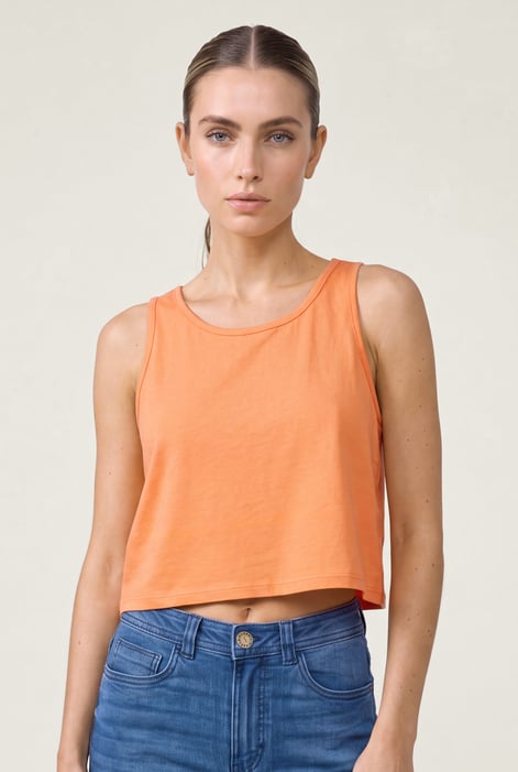 Women's Green Cotton Summer Vest  |  Enorsia