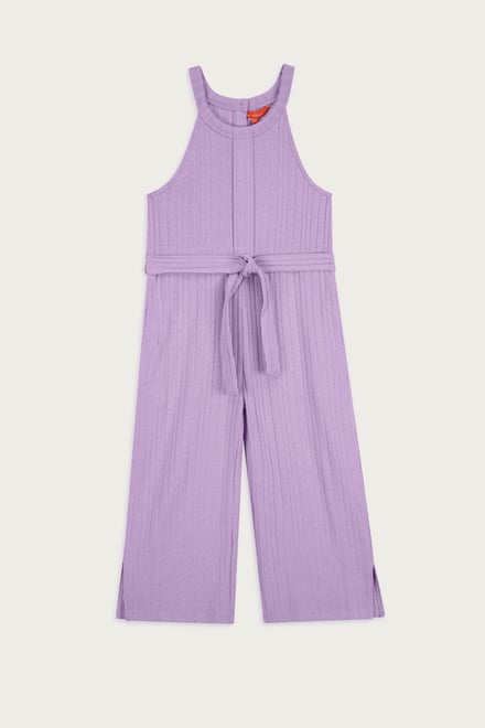 Girls Variegated Textured Jumpsuit (5/6yrs-10/11yrs)