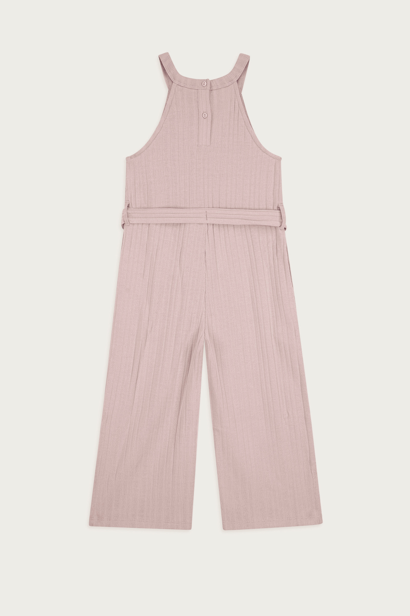 Girls Variegated Textured Jumpsuit (5/6yrs-10/11yrs)