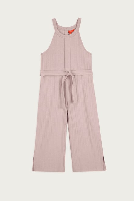 Girls Variegated Textured Jumpsuit (5/6yrs-10/11yrs)