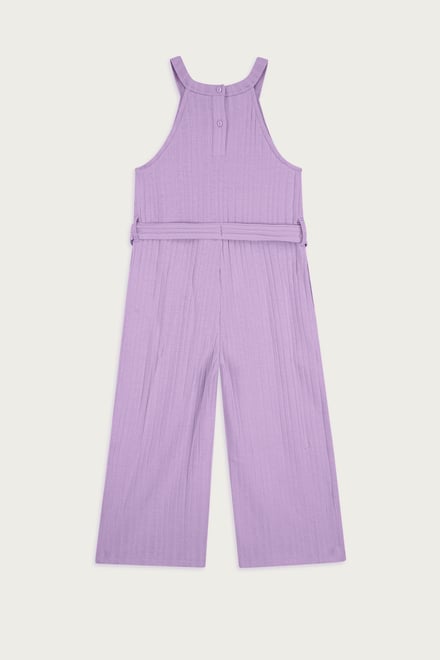 Girls Variegated Textured Jumpsuit (5/6yrs-10/11yrs)