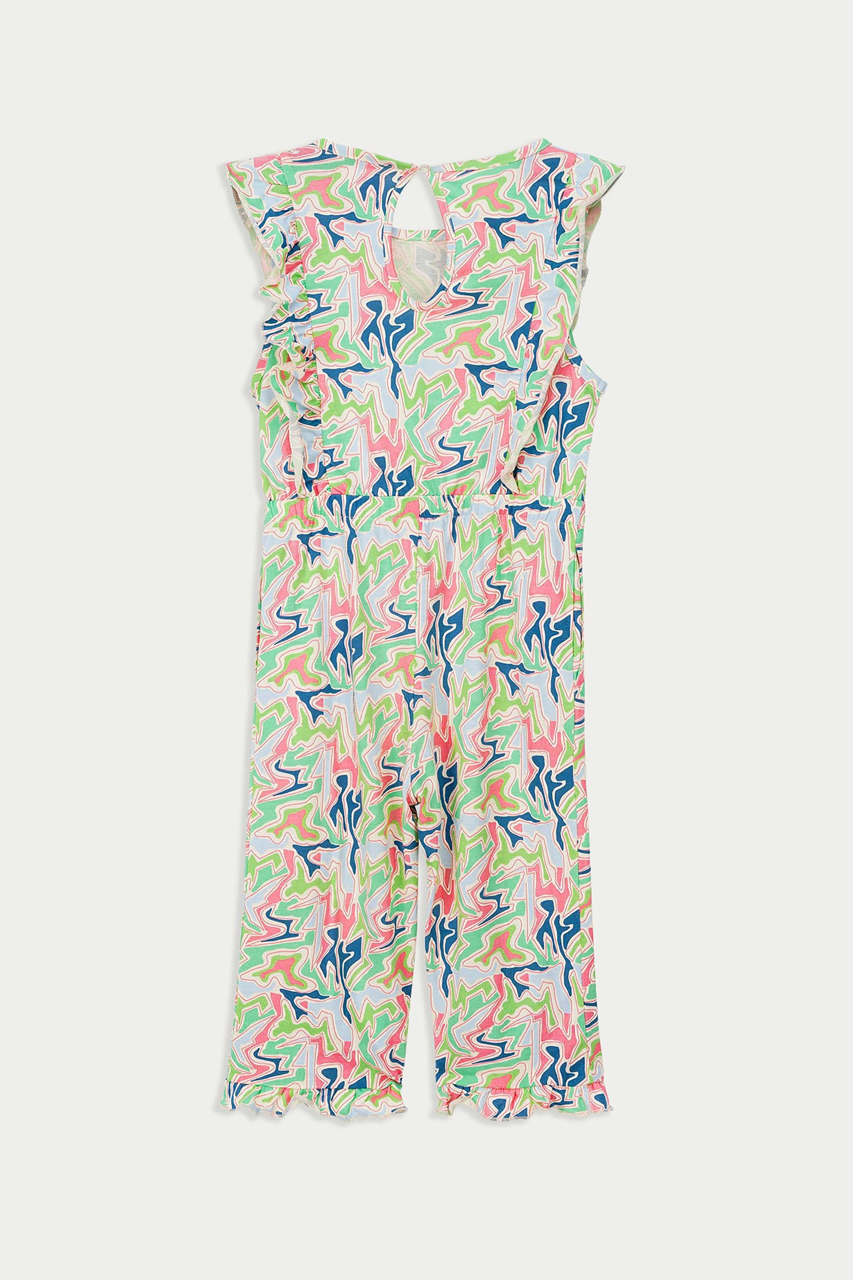 Girls Rainbow Fluid Print Jumpsuit (12/18mths-6/7yrs)