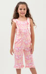 Girls Rainbow Fluid Print Jumpsuit (12/18mths-6/7yrs)