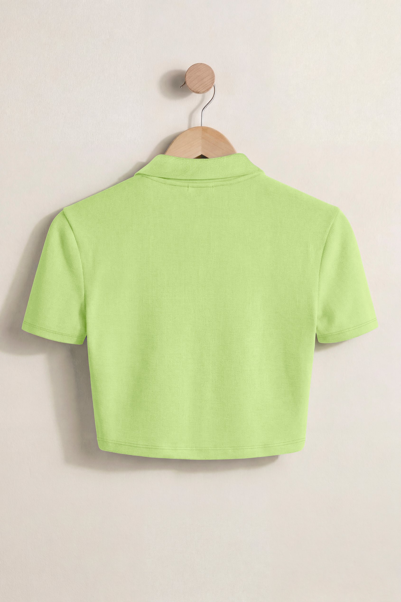 Women’s Cotton Jersey V Neck Cropped Top