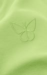 Women’s Cotton Jersey V Neck Cropped Top