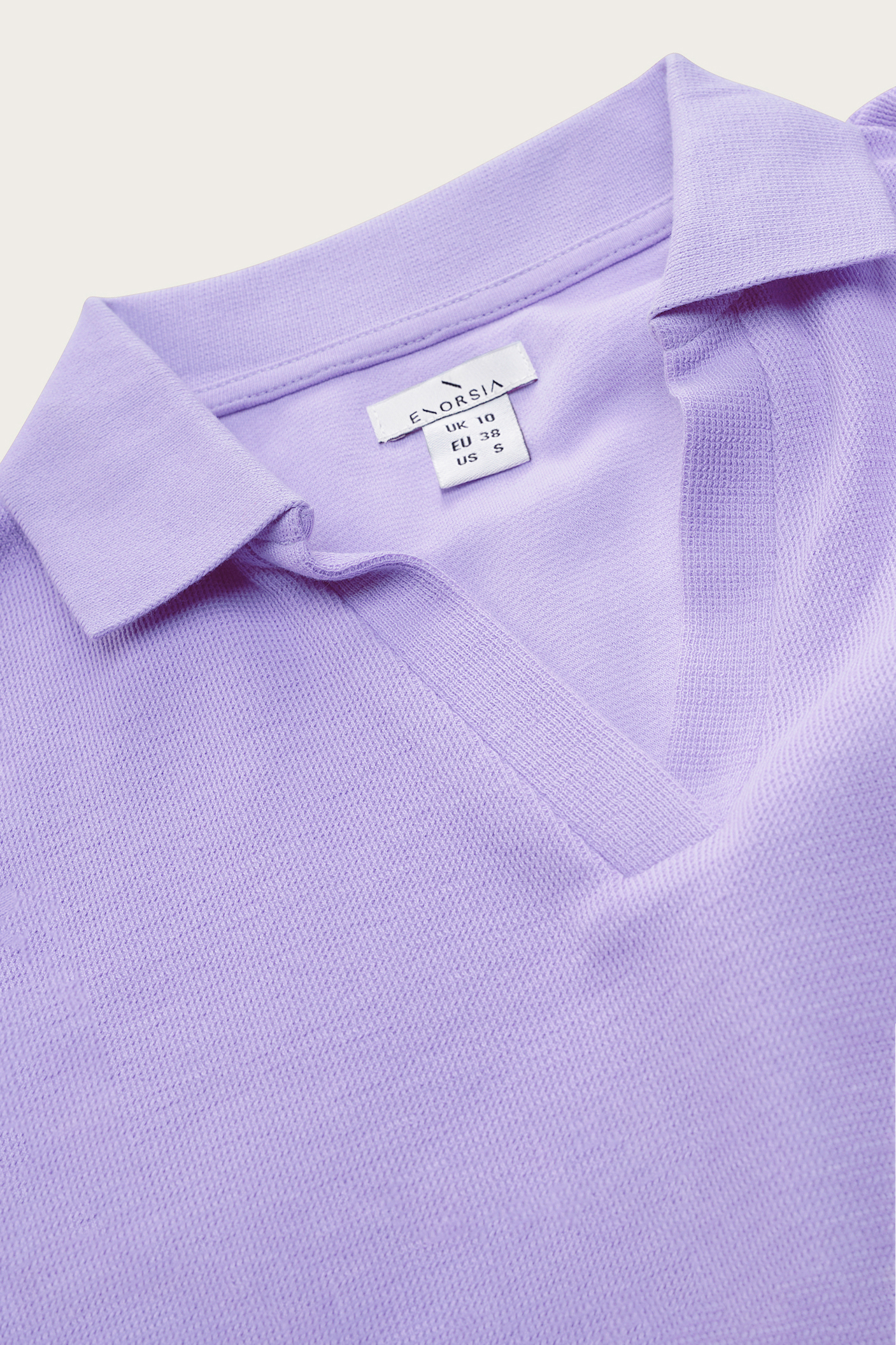 Women’s Cotton Jersey V Neck Cropped Top
