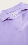 Women’s Cotton Jersey V Neck Cropped Top