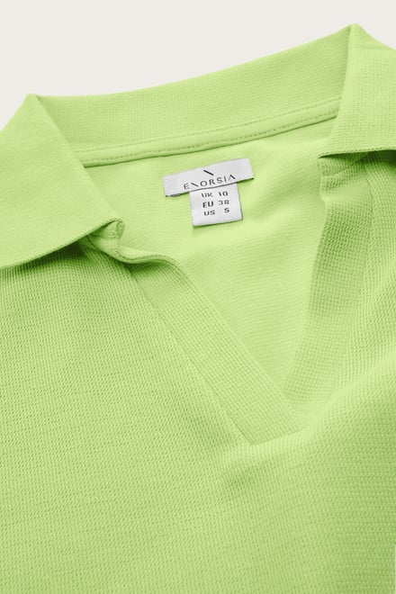 Women’s Cotton Jersey V Neck Cropped Top