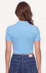 Women’s Cotton Jersey V Neck Cropped Top