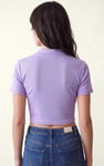 Women’s Cotton Jersey V Neck Cropped Top
