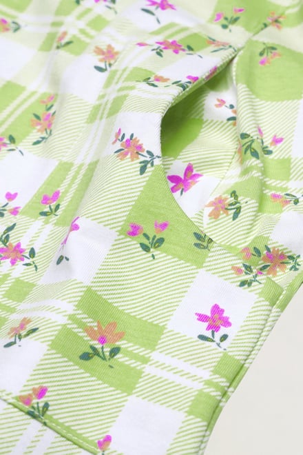 Belted Printed Jersey Dress