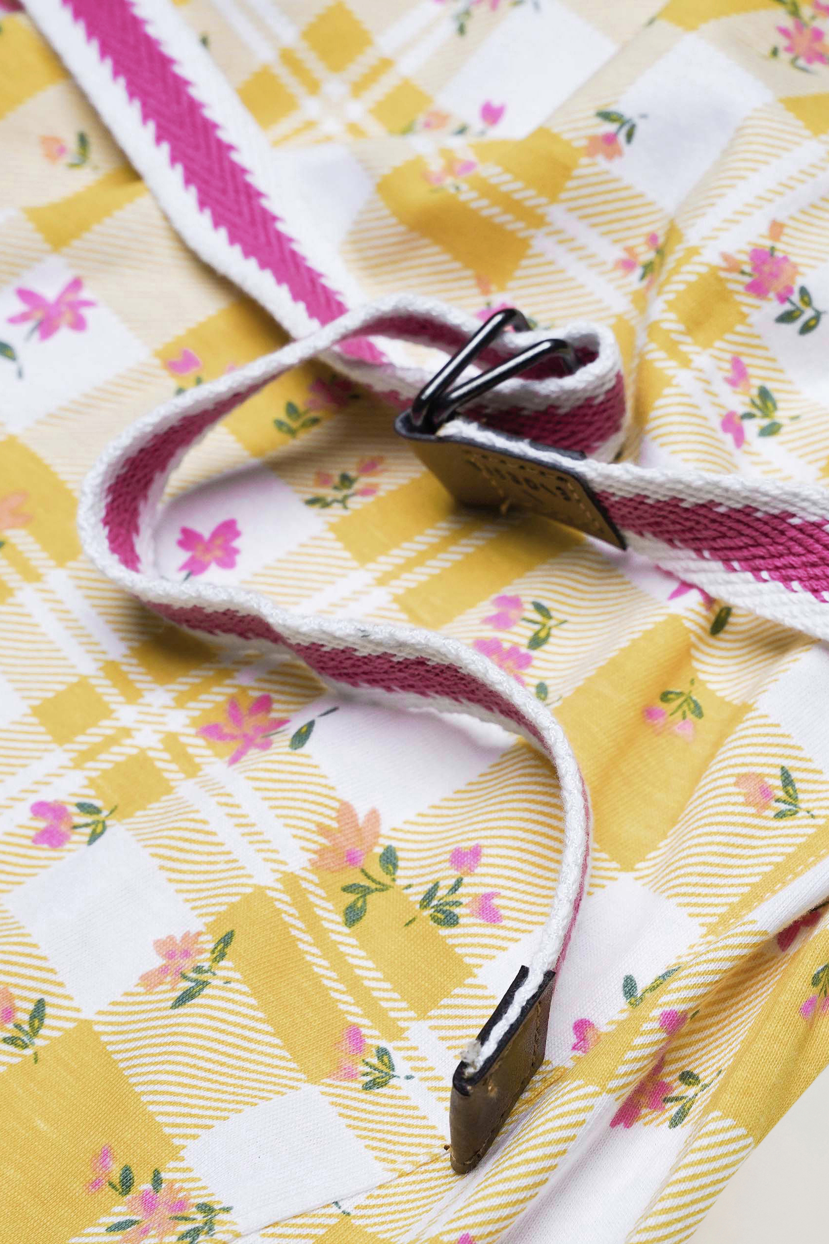 Belted Printed Jersey Dress