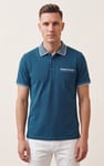 Men's Bird Eye Collar Polo Shirt