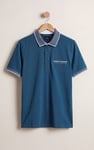 Men's Bird Eye Collar Polo Shirt