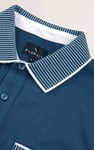 Men's Bird Eye Collar Polo Shirt