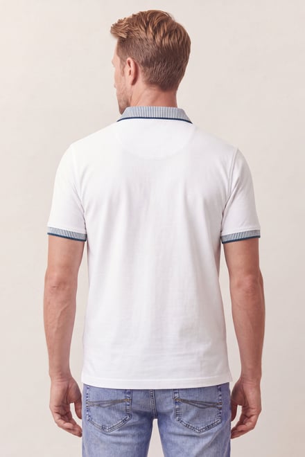 Men's Bird Eye Collar Polo Shirt