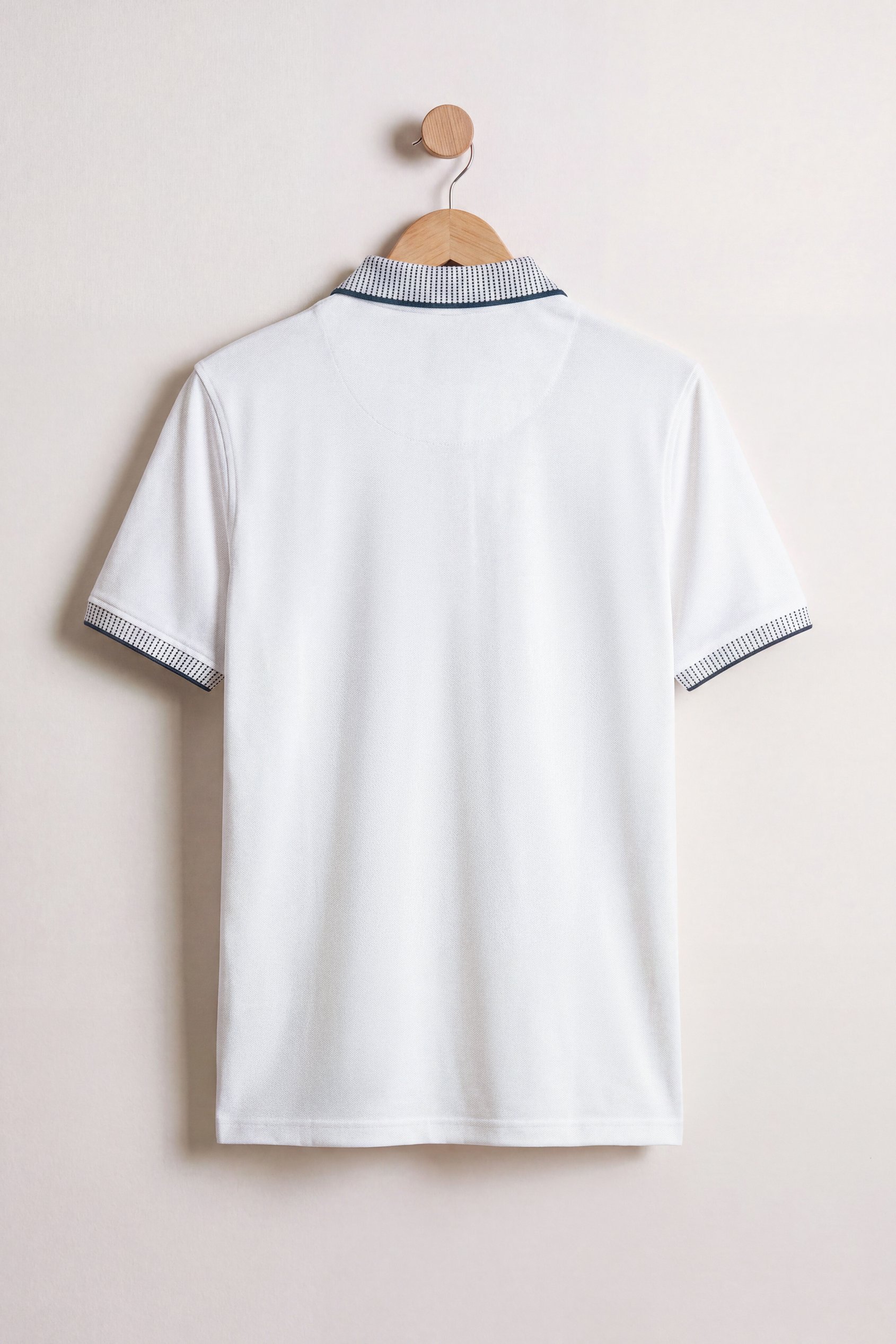 Men's Bird Eye Collar Polo Shirt