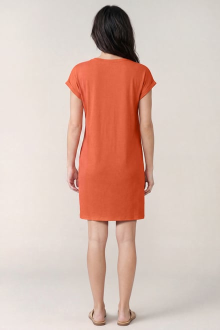 Patch Cut Lace Jersey Dress