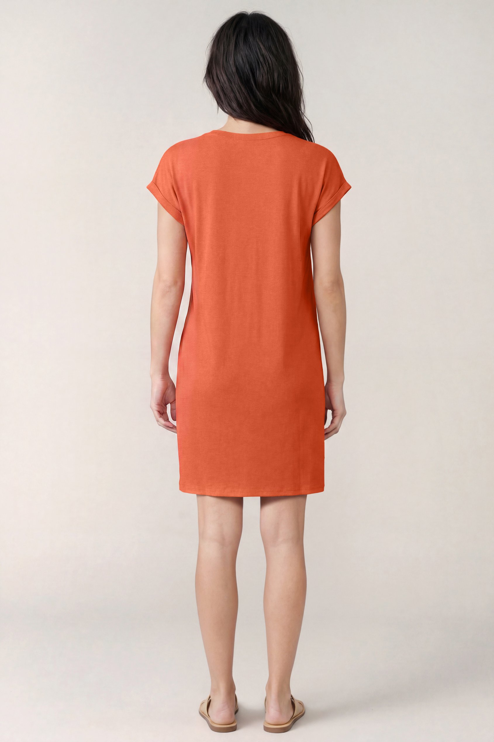Patch Cut Lace Jersey Dress