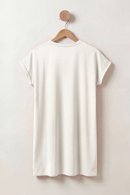 Patch Cut Lace Jersey Dress