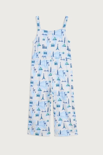 Girls City Print Jumpsuit (12/18mths - 6/7yrs)