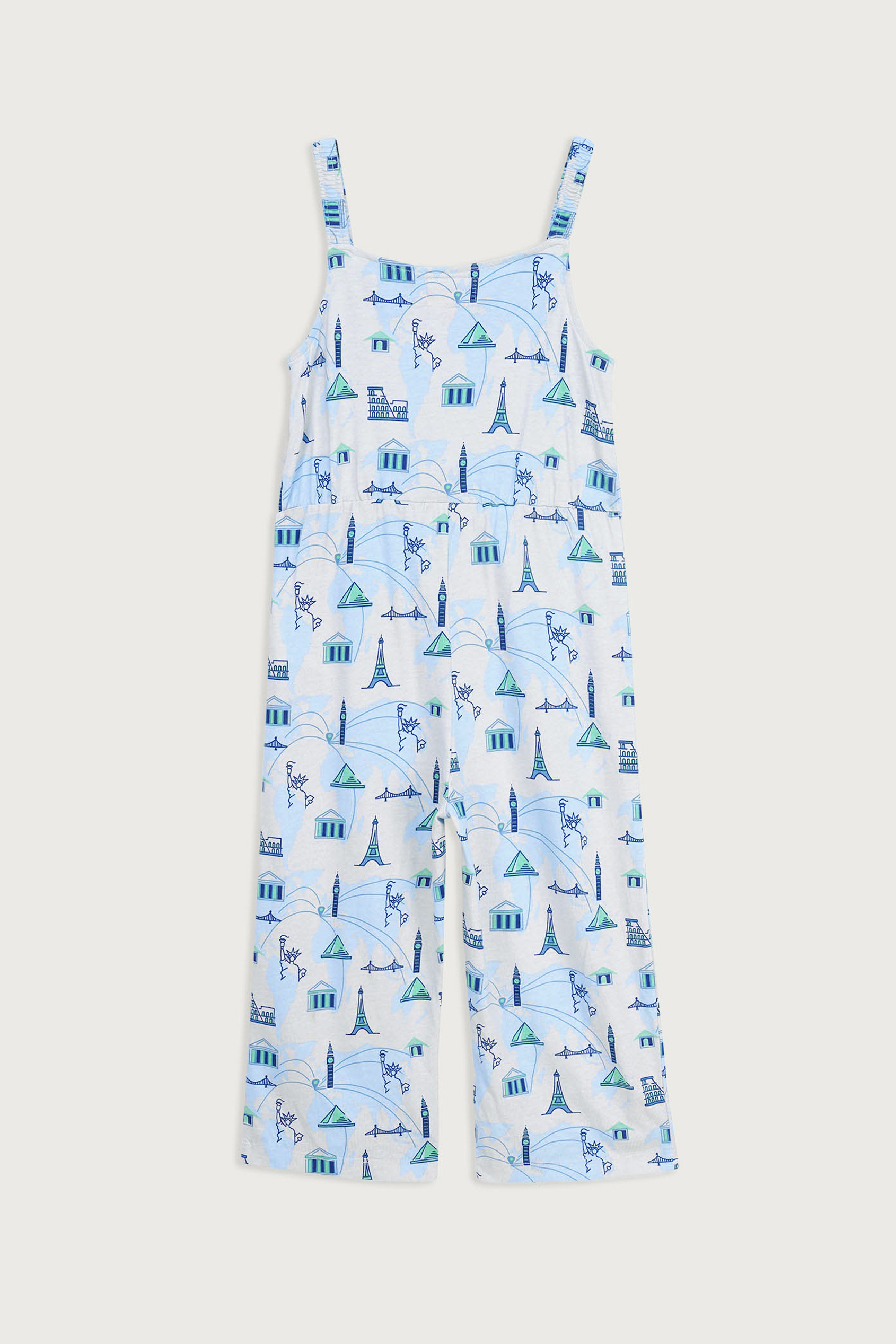Girls City Print Jumpsuit (12/18mths - 6/7yrs)