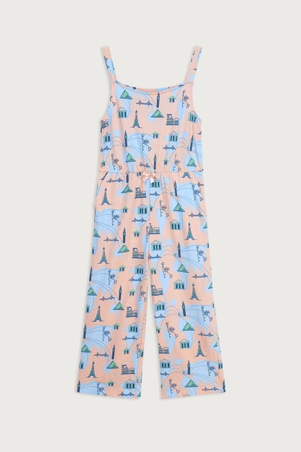 Girls City Print Jumpsuit (12/18mths - 6/7yrs)