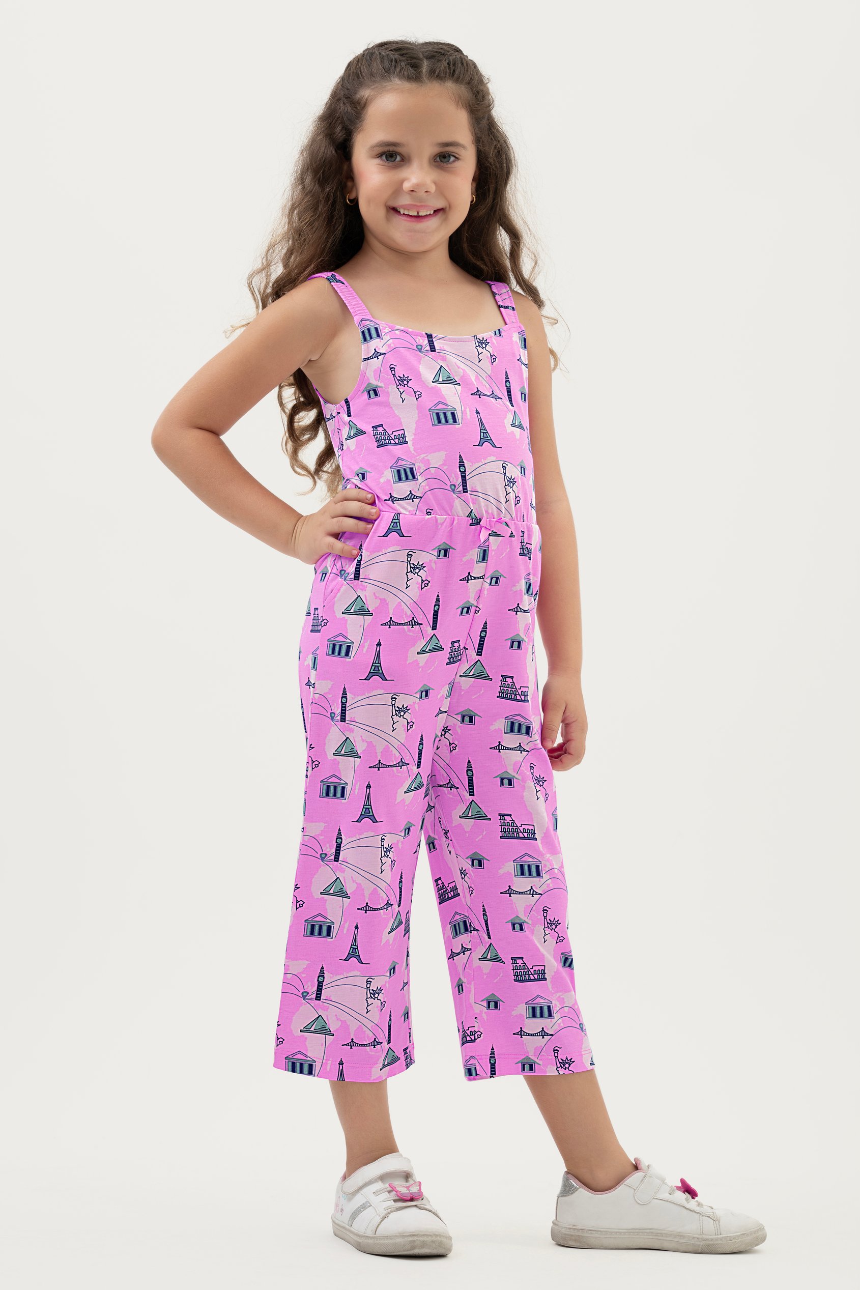 Girls City Print Jumpsuit (12/18mths - 6/7yrs)