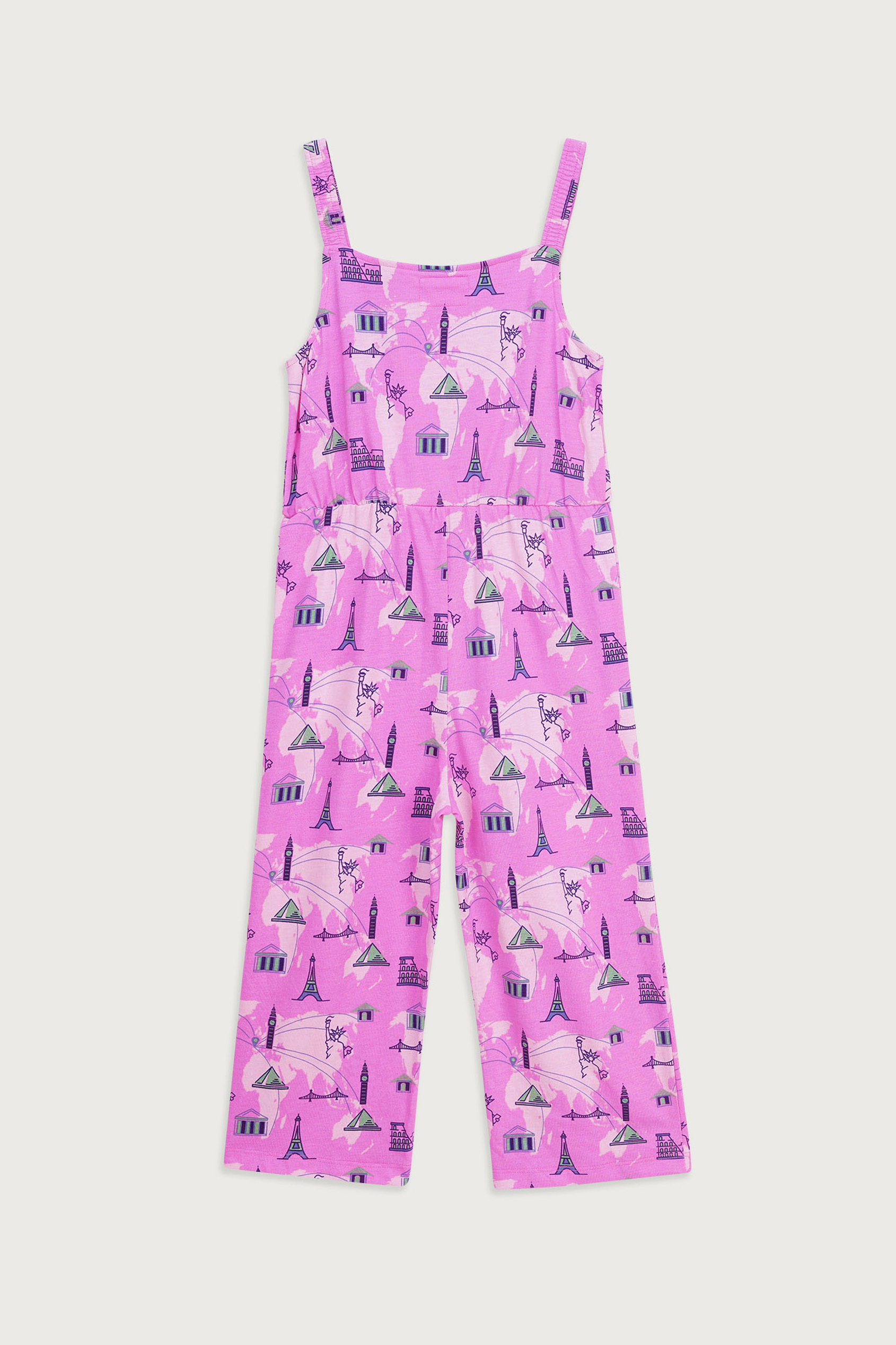 Girls City Print Jumpsuit (12/18mths - 6/7yrs)