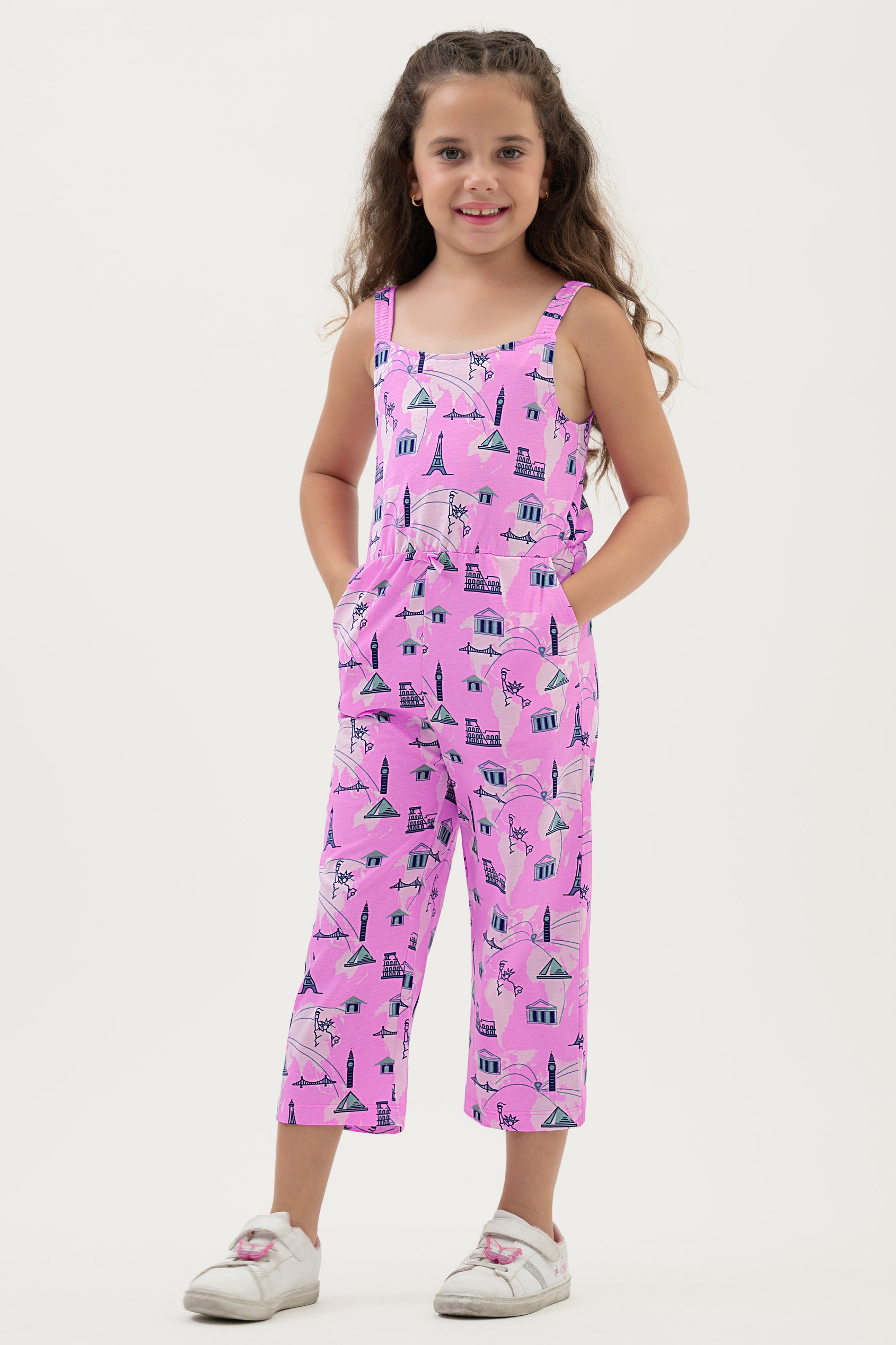 Girls City Print Jumpsuit (12/18mths - 6/7yrs)