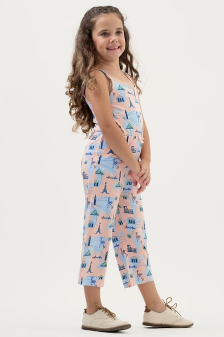 Girls City Print Jumpsuit (12/18mths - 6/7yrs)