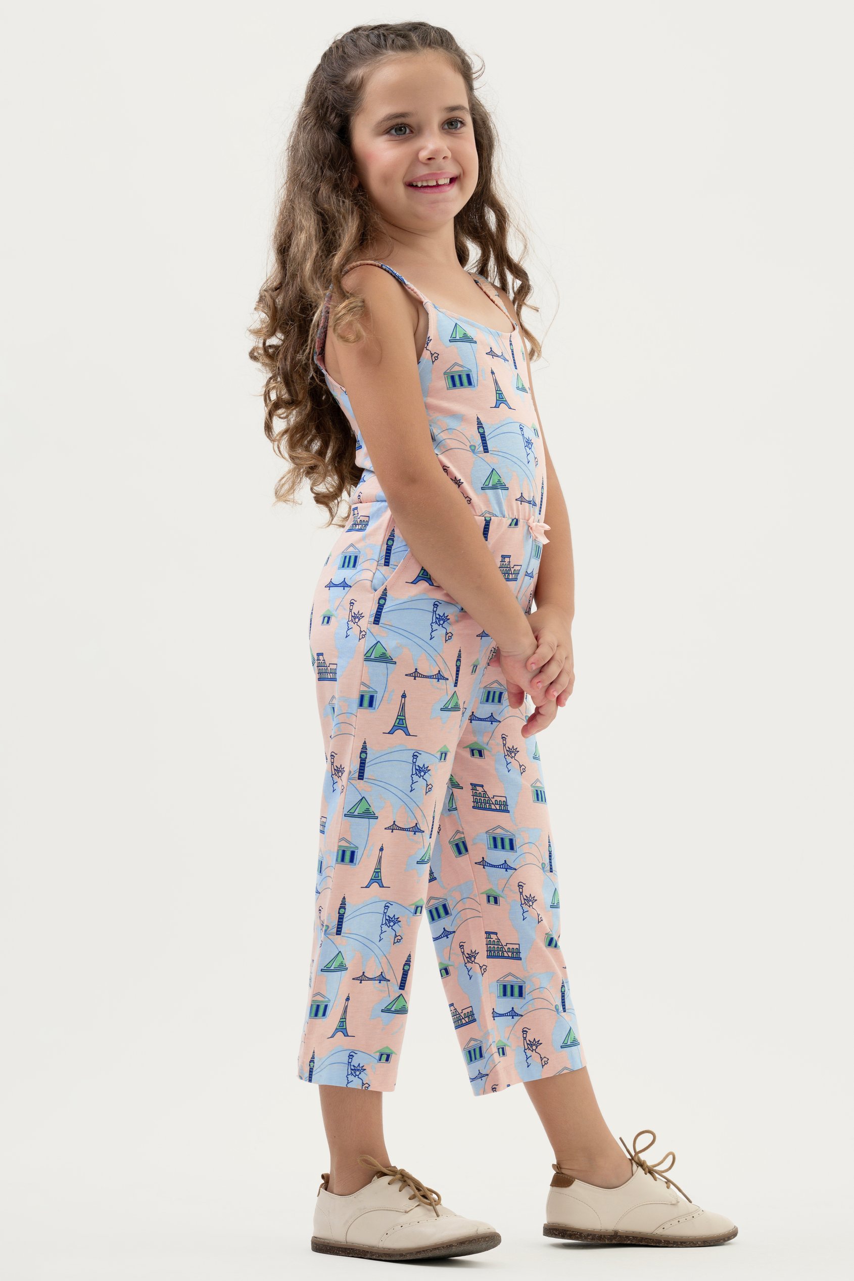 Girls City Print Jumpsuit (12/18mths - 6/7yrs)