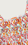 Girls Printed Smoky Tiered Dress ( 5yrs-11yrs)