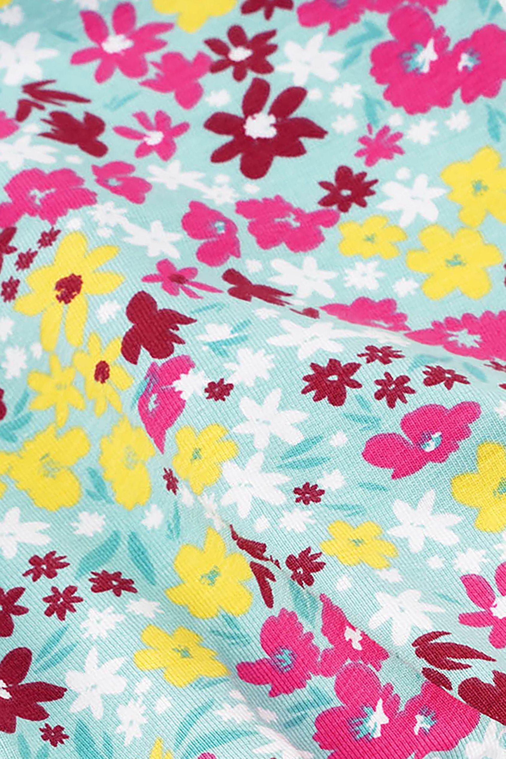 Girls Printed Smoky Tiered Dress ( 5yrs-11yrs)