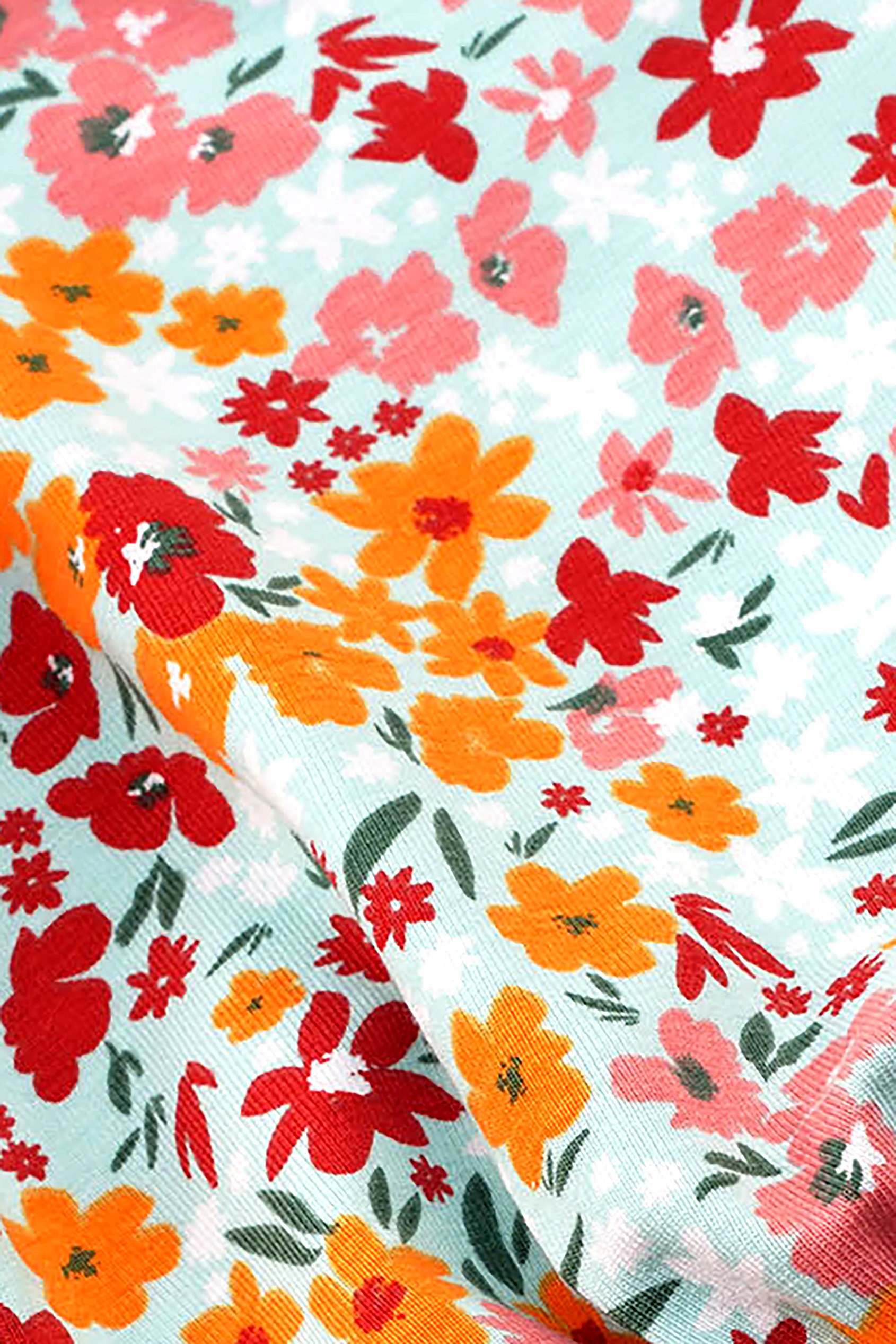 Girls Printed Smoky Tiered Dress ( 5yrs-11yrs)