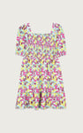 Girls Printed Smoky Tiered Dress ( 5yrs-11yrs)
