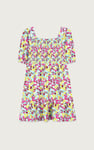 Girls Printed Smoky Tiered Dress ( 5yrs-11yrs)
