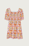 Girls Printed Smoky Tiered Dress ( 5yrs-11yrs)