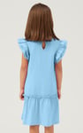 Girls Ruffle Sleeve Jersey Dress