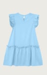 Girls Ruffle Sleeve Jersey Dress