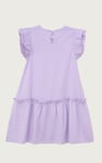 Girls Ruffle Sleeve Jersey Dress