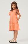 Girls Ruffle Sleeve Jersey Dress
