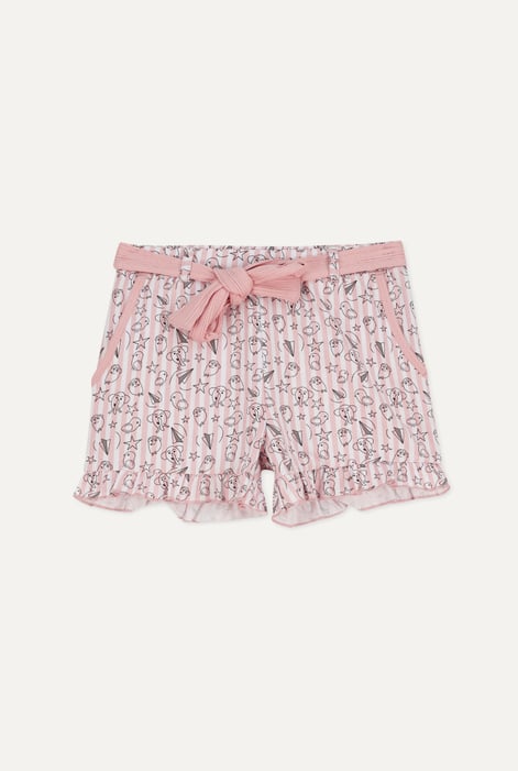 Cream One Shoulder Top & Bottom Set(2/3yrs-8/9yrs)