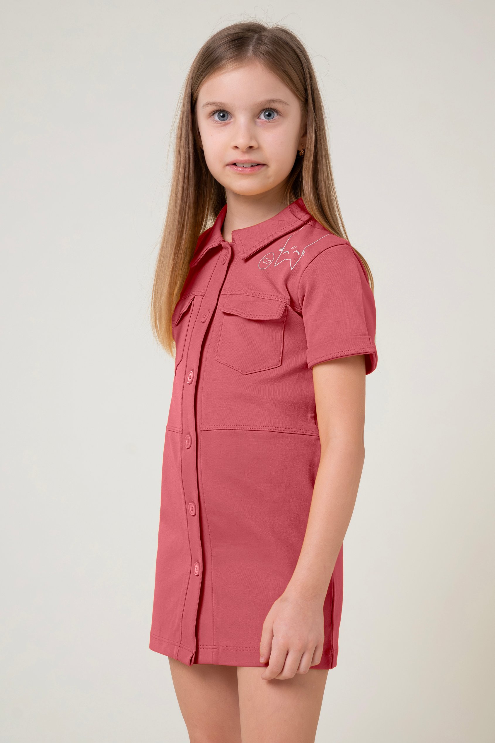 Utility Girls Shirt Dress (2yrs-9yrs)