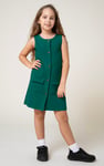 Girls Sleeveless Button Front Dress (2yrs-9yrs)