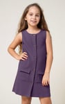 Girls Sleeveless Button Front Dress (2yrs-9yrs)