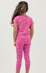 Girls Sun Flower Print Pyjama Set