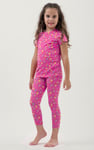 Girls Sun Flower Print Pyjama Set