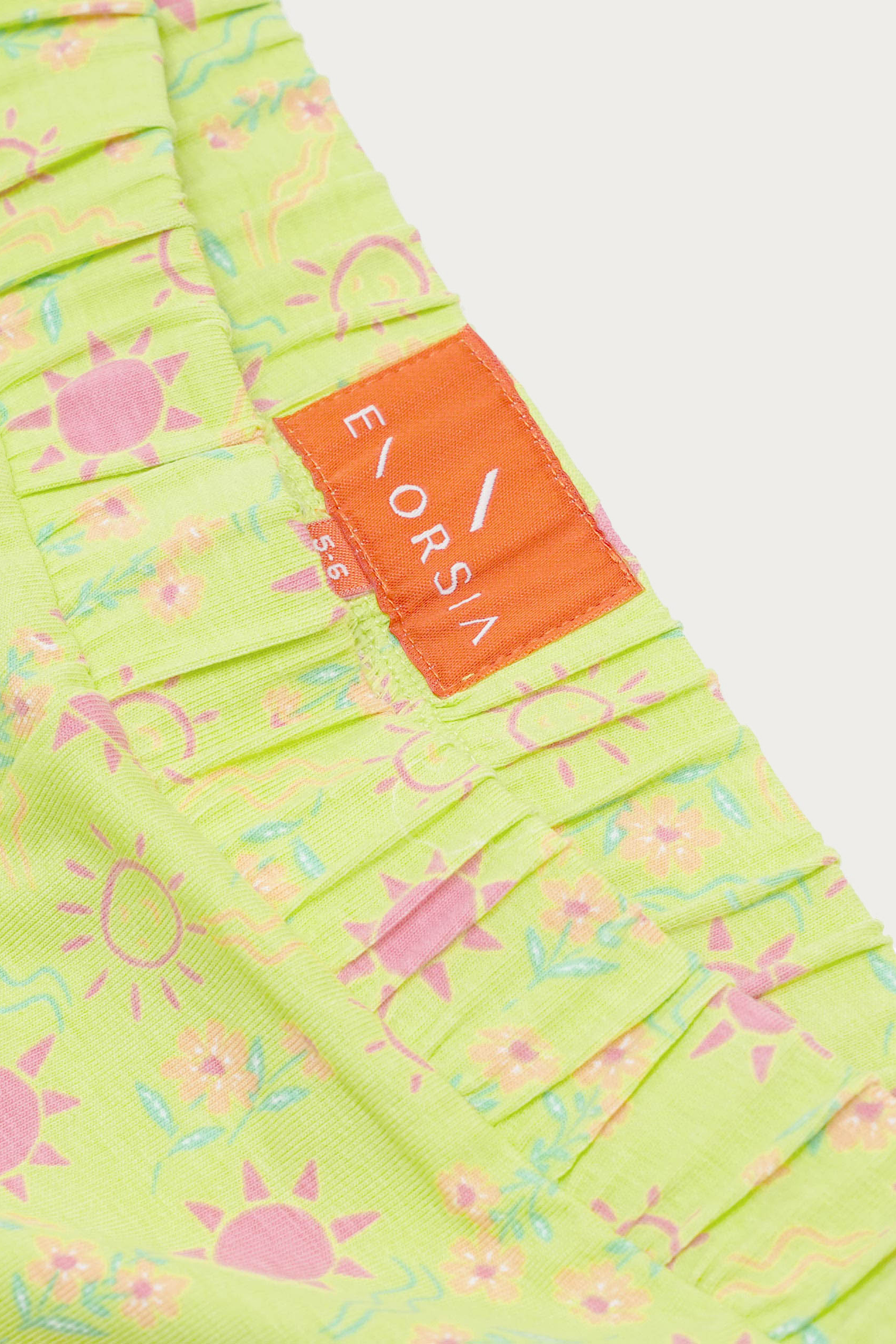 Girls Sun Flower Print Pyjama Set
